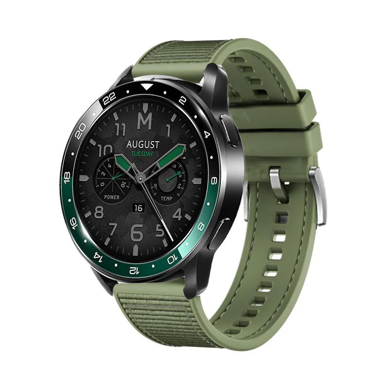 

Braided nylon composite wrist strap replacement band for Xiaomi Watch s3 WatchS4 Dial can be activated Watchband Bracelet
