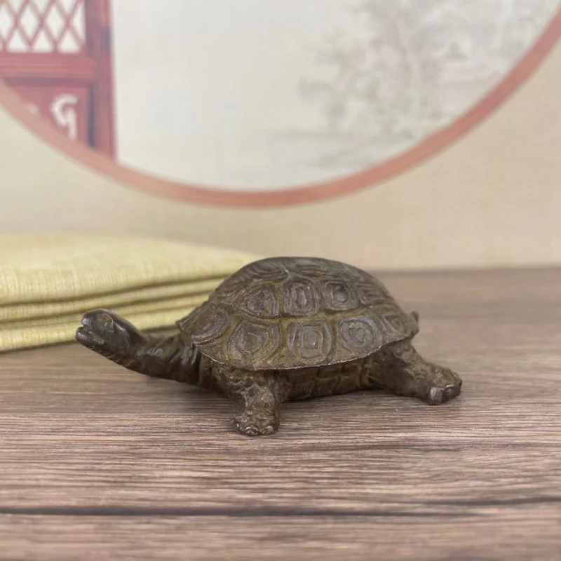 

Brass Turtle Ornaments Extra Small Copper Turtle Decorations Home Solid Yellow Copper Turtle Small Water Turtle Dragon Turtle Ho