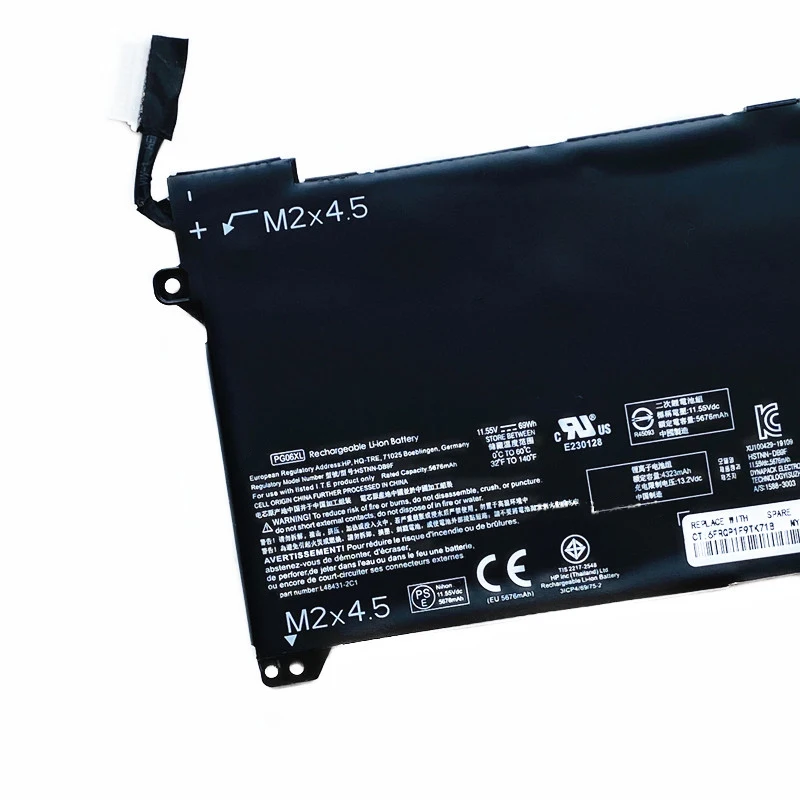 Imagem -05 - Supstone-bateria do Portátil para hp Omen Air Pg06xl Hstnn-db9f 15-dh0006txdh0138txdh008txdh0151txtpn-c143l48497005l484312c1