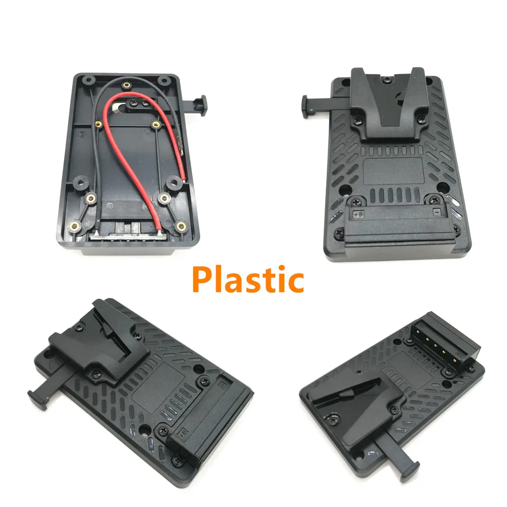 V Mount Battery Back Pack Plate Adapter for Sony V-lock Batteries Clip V-mount Video LED Light