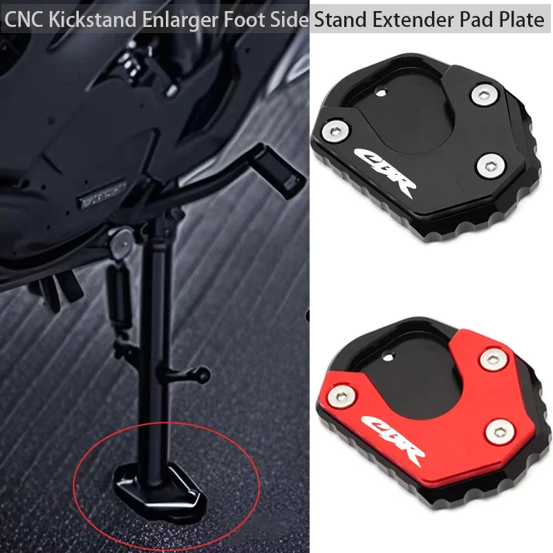 For Honda CBR500R CBR650R CBR650F CBR 500R 650R 650F CBR400RR Kickstand Enlarger Side Stand Pad Enlarge Motorcycle Accessories