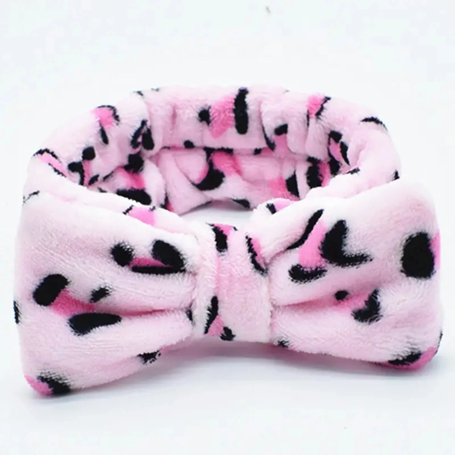 Leopard Print Hair Band for Washing Face - Facial Hair Band for Skincare & Makeup Removal