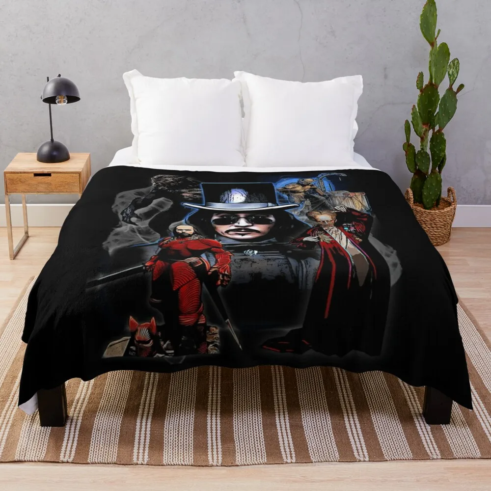 bram stokers Dracula Classic . Throw Blanket Blankets For Bed Travel Bed linens Softest Blankets