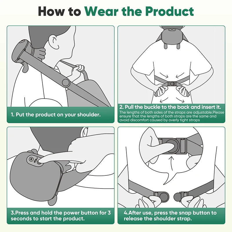 Bionic Finger Neck Shoulder Massager Wireless Neck Cervical Trapezius 4D Kneading Body Back Hand Massage Shawl Brushless Motor