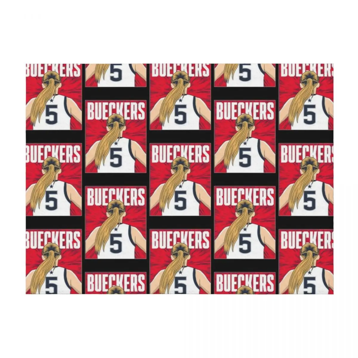 

university basketball_paige-bueckers Throw Blanket Baby Soft Beds Decorative Sofa For Decorative Sofa Blankets