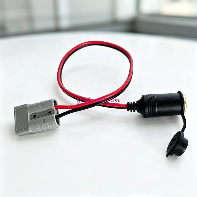 Car Refrigerator Power Adapter Cable with SB50 to Female Socket, 12V Within 360W,24V Within 720W for Car Use