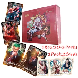 ONE PIECE DaShiXiong World Secret Treasure Series Cards Monkey D. Luffy Roronoa Zoro Cards Collection Kids Toys Gifts