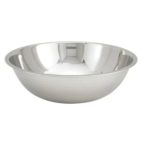 

13 Quart Stainless Steel Mixing Bowl 16 Inch Diameter Heavy Duty Kitchen Supply Commercial Grade Food Prep Utensil Multi Purpose
