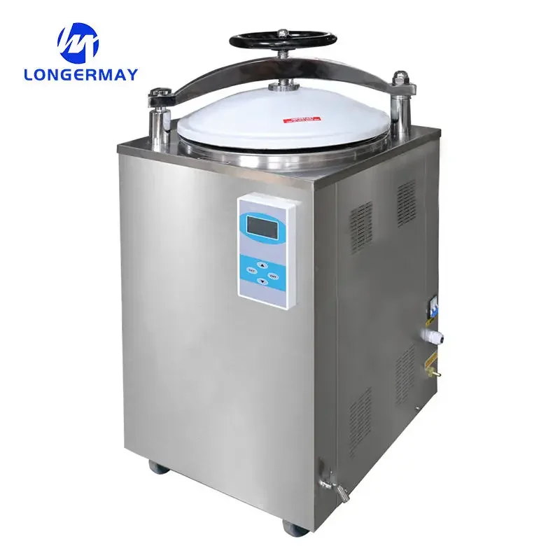 Autoclave sterilization equipment sterilizer machine35l 50l 75l 100l 120l 150l Automatic Vertical Pressure Steam Sterilizer