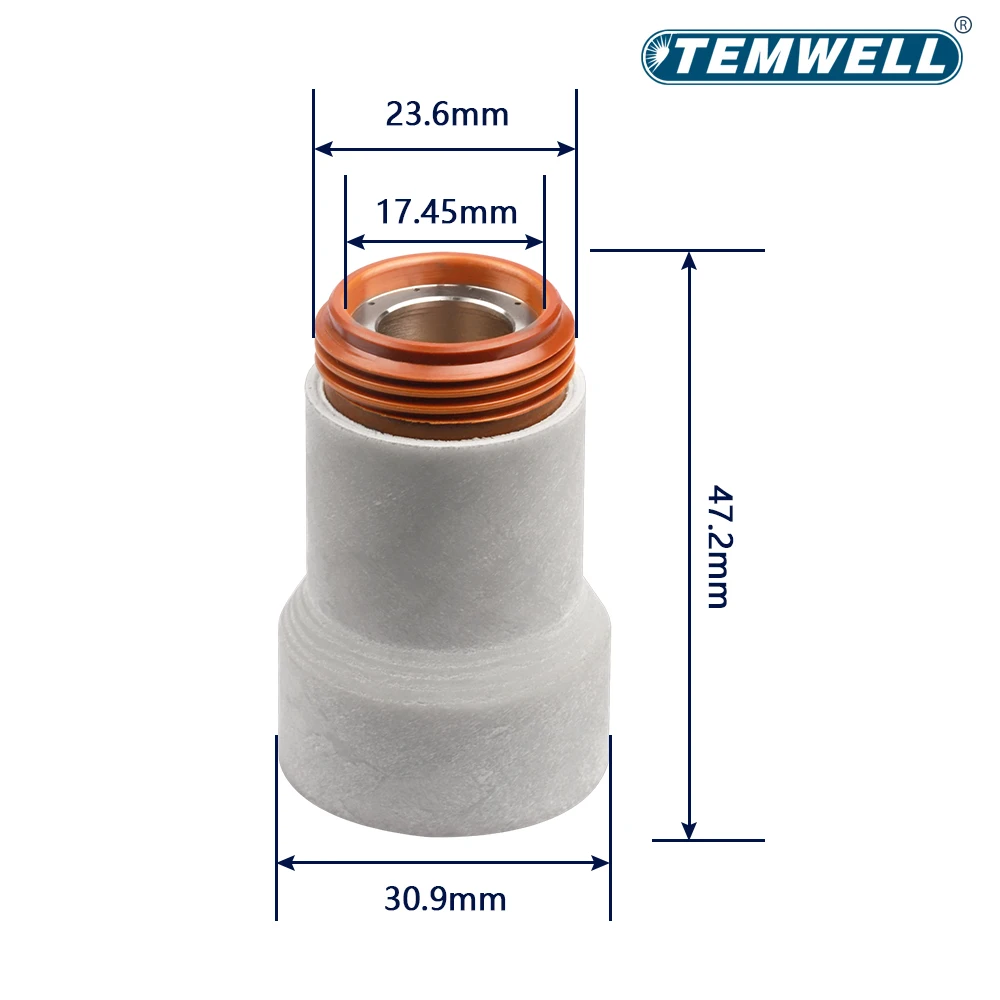 LC105 Plasma Retaining Cap W03X0893-66A For Cutter Plasma Cutting Machine Torch Consumables