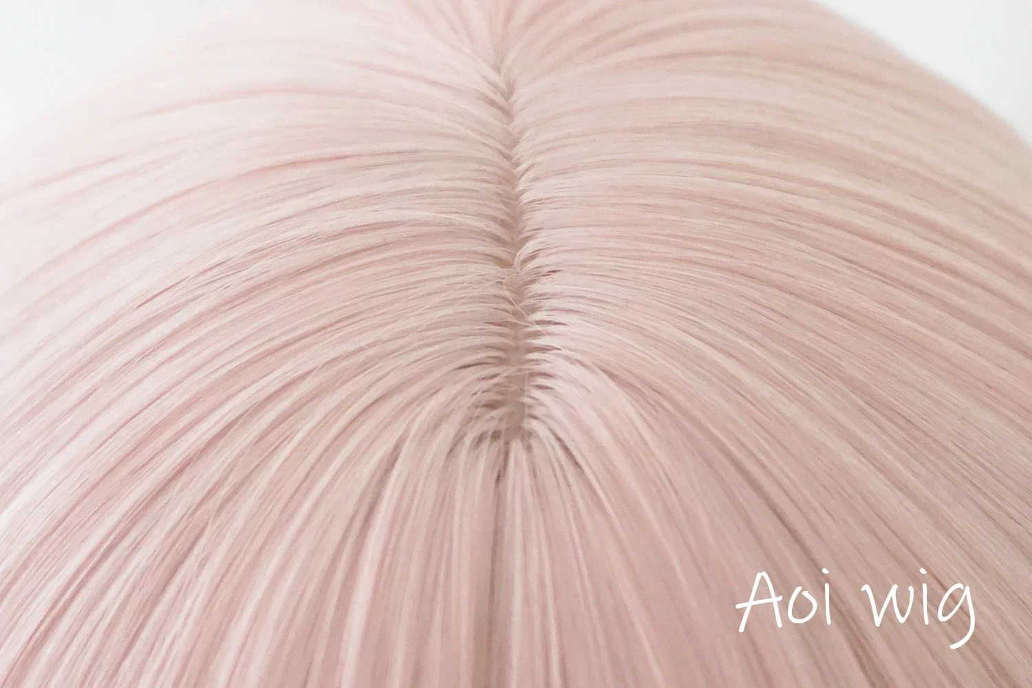 AOI gradient coral palace sea cosplay wig kokomi ponytail bow bun