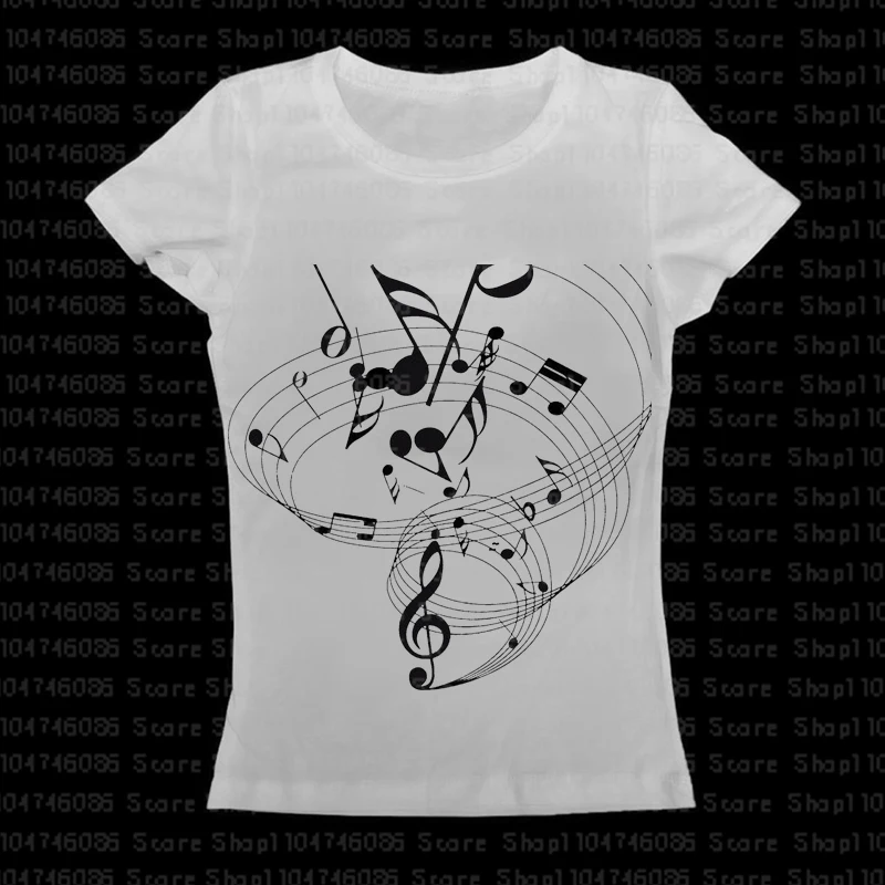 2000s aesthetics Short Sleeve Tee Shirt Gothic Retro 90s Emo Girls Style Japanese Y2k note Print T-shirt Trashy Vintage Harajuku