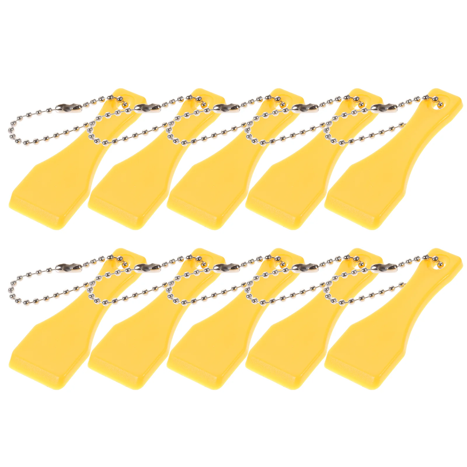 10 Pcs Lottery Scraper Scratcher Tool Scrapper Scrapers Ticket Plastic Hanging for Cards Tools Key Rings