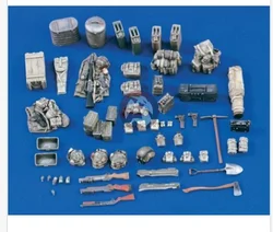 1 / 35 US AFV & Vehicle Loading And Accessories  Resinite Kit