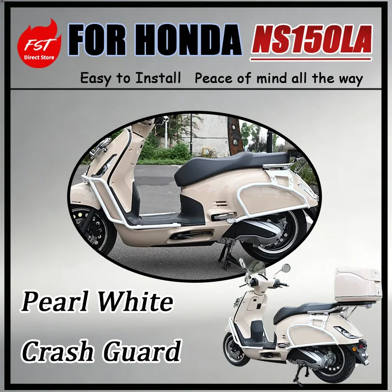 For Honda NS150LA Crash Bar Set Front And Rear with Large Pull Exhaust Modification Parts Precisely Molded to Fit the Body