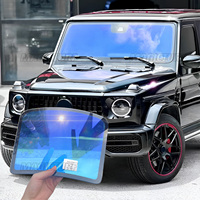 Blue Chameleon VLT60% Car Windshield Windows Tint Solar Protection Film Decorative Protective Foils For Cars
