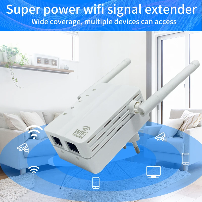 Zbtlink-Impulsionador de sinal Wi-Fi de longo alcance, repetidor, amplificador extensor sem fio, 802.11N, G, B, configuração WPS, 2.4Ghz, 300Mbps