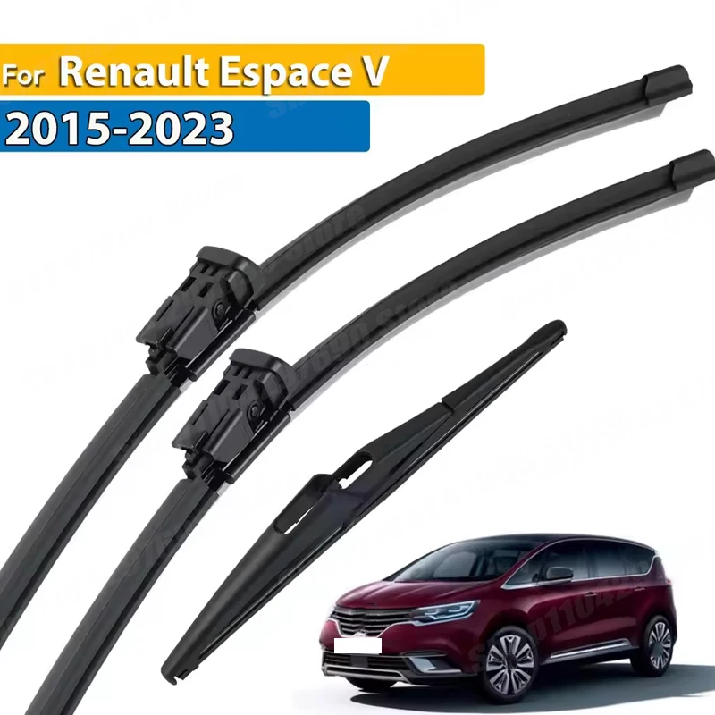 

Wiper Front & Rear Wiper Blades Set For Renault Espace V 2015 - 2023 Windshield Windscreen Window 30"+28"+12"