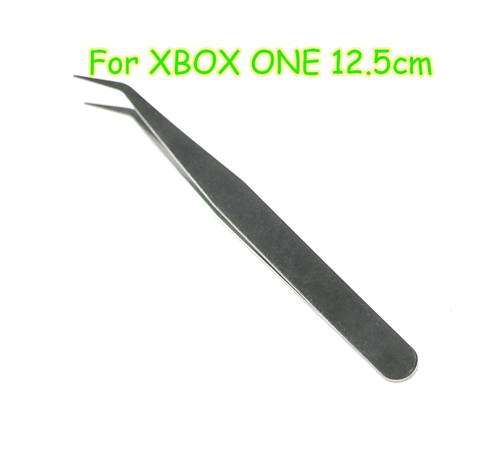 OCGAME 200pcs/lot 12.5CM Stainless steel straight false eyelash extension tweezer makeup tool for xbox psp psv nintendo