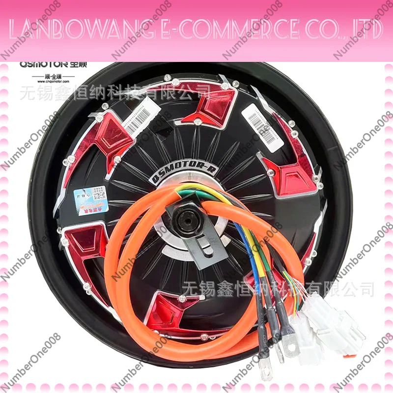 12-Inch 3000W Dual Hall 40H Gen4 V4 Energy-Saving 96V Electric Motorcycle Motor