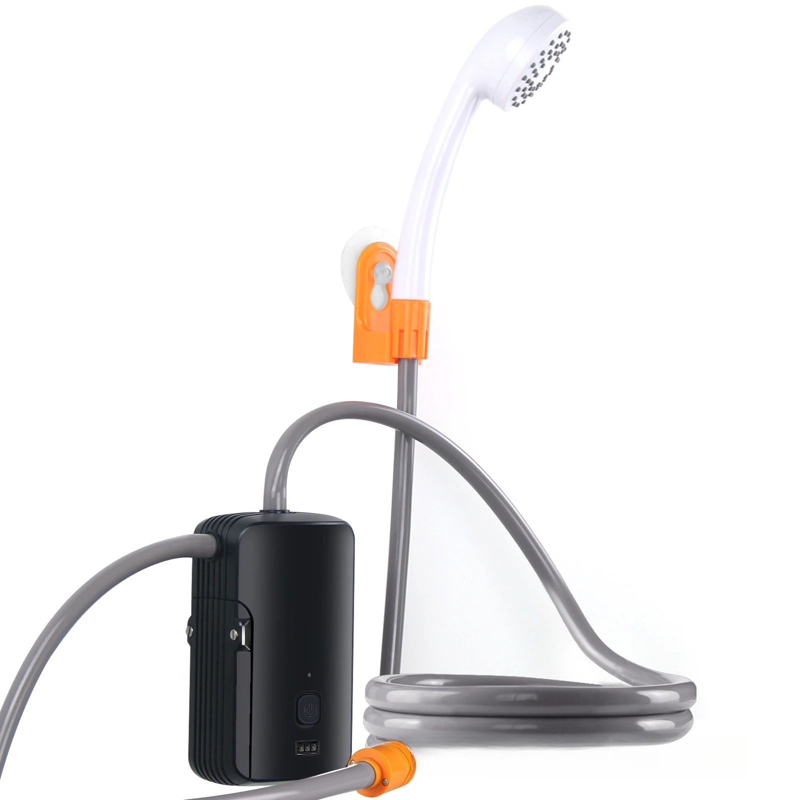 Portable Electric Shower Rechargeable Camping Water Flow System Outdoor Travel Tent RV Bath Tool