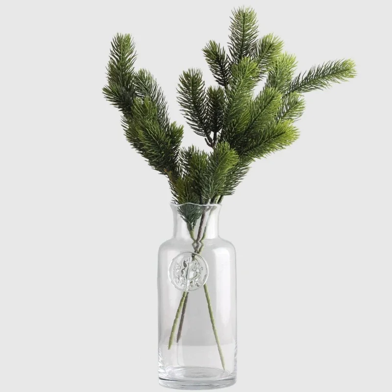 Christmas Pine Branches Christmas Decoration Artificial Fake Plant Pine Needles Wreath DIY Xmas Tree Home Decor New Year