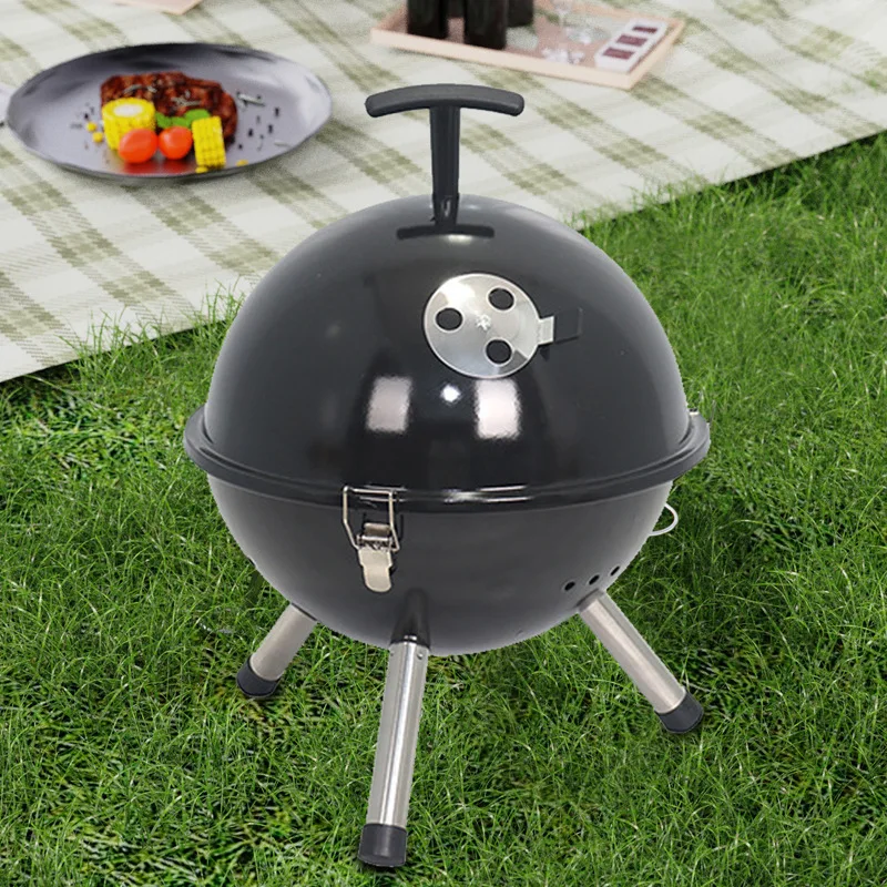 Custom Round Football  Charcoal  Outdoor Football  Portable  Outdoor