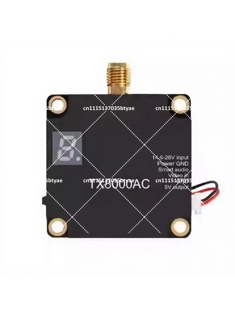 TX8000AC 5.8G 8W Long Range FPV Transmitter 96CH for RC Drone Racing Parts