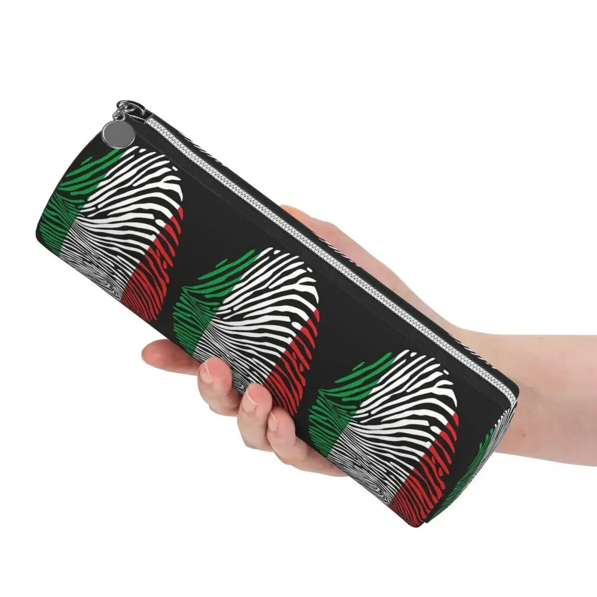 Vintage Italy Flag Car Italian Pride Pencil Cases Pen Holder Cylinder Pen Box Pencil Bag for Boy Girl Stationery Supplies