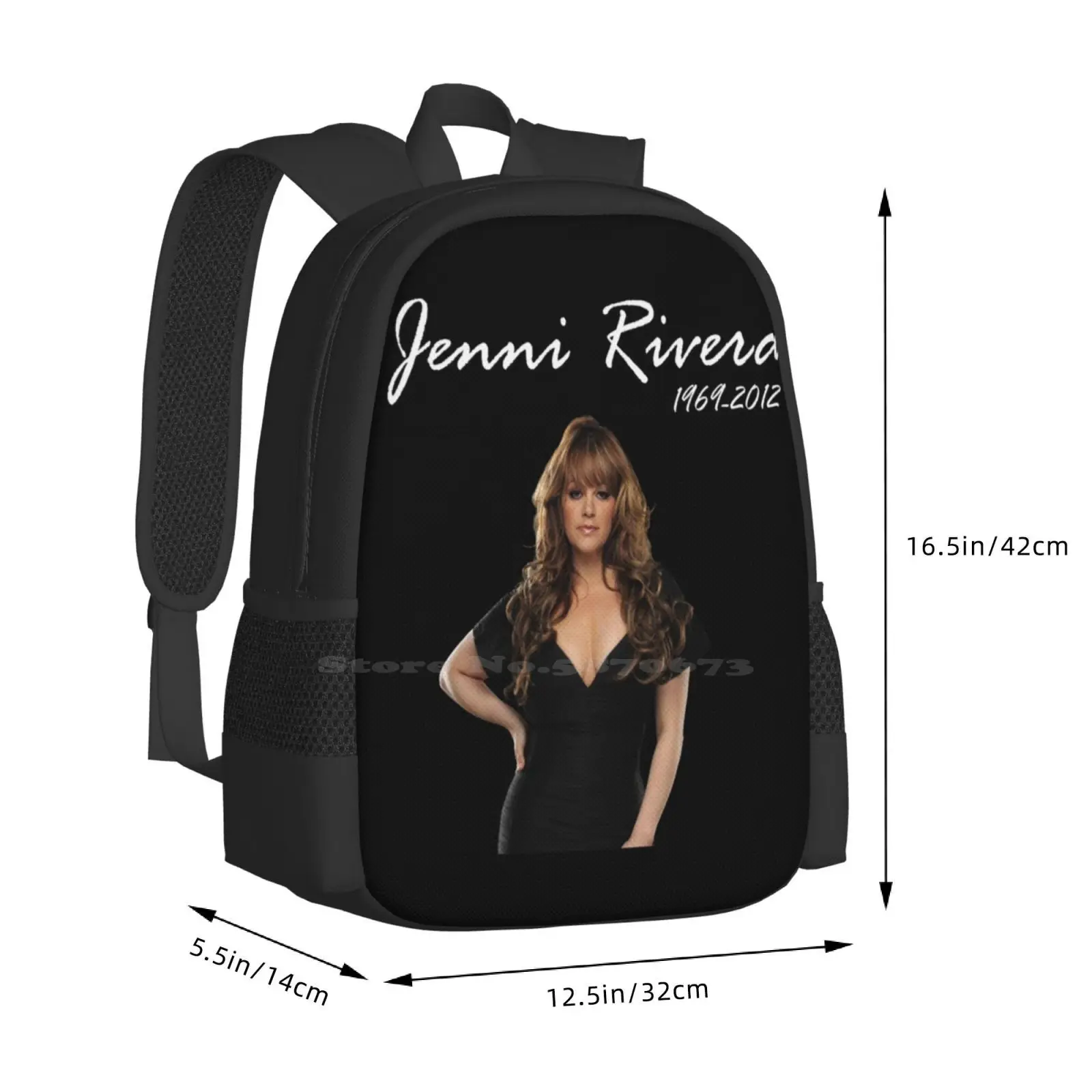 Vgtmojnuyv Pattern Design Bagpack School Bags Jenni Rivera New Trend Viral Popular 05Sdm