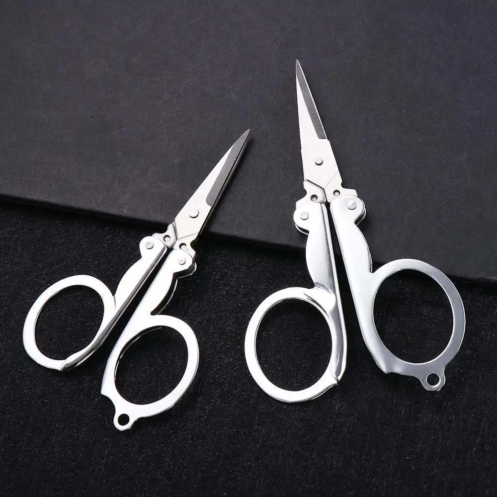 Office Paper Work Pocket Foldable Student Handmade Crafts Folding Scissors Small Scissors Embroidery Fishing Scissors