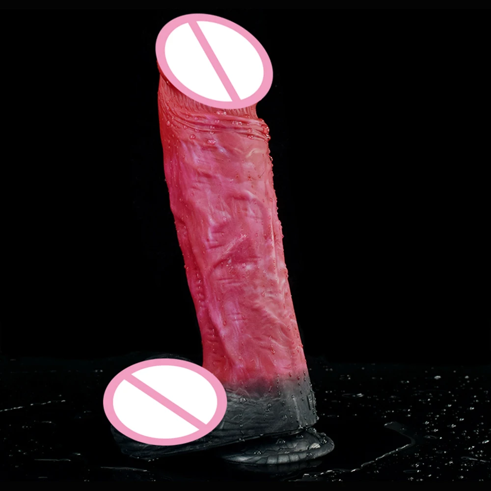 FAAK Strap On Large Penis With Suction Cup Genuine Leather Harness Strapon Realistic Dildo Flexible Soft Silicone Big Dong