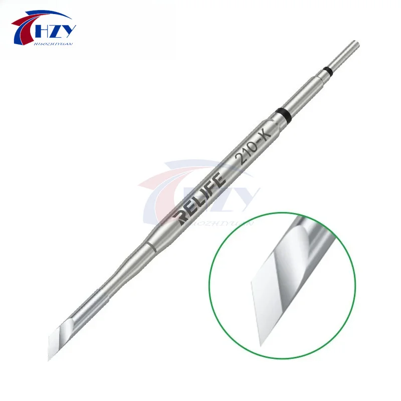 RELIFE 210 Soldering Iron Tip Set I/K/IS 3Pcs Rapid Heating Nano Electroplating Fast Heat Up for 210 Handle Phone Welding Repair