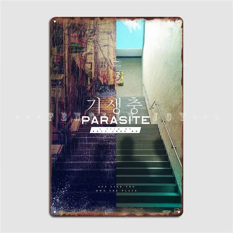 Parasite Alternative High Quality Hhd Metal Sign Wall Cave Party Personalized Wall Decor Tin Sign Posters