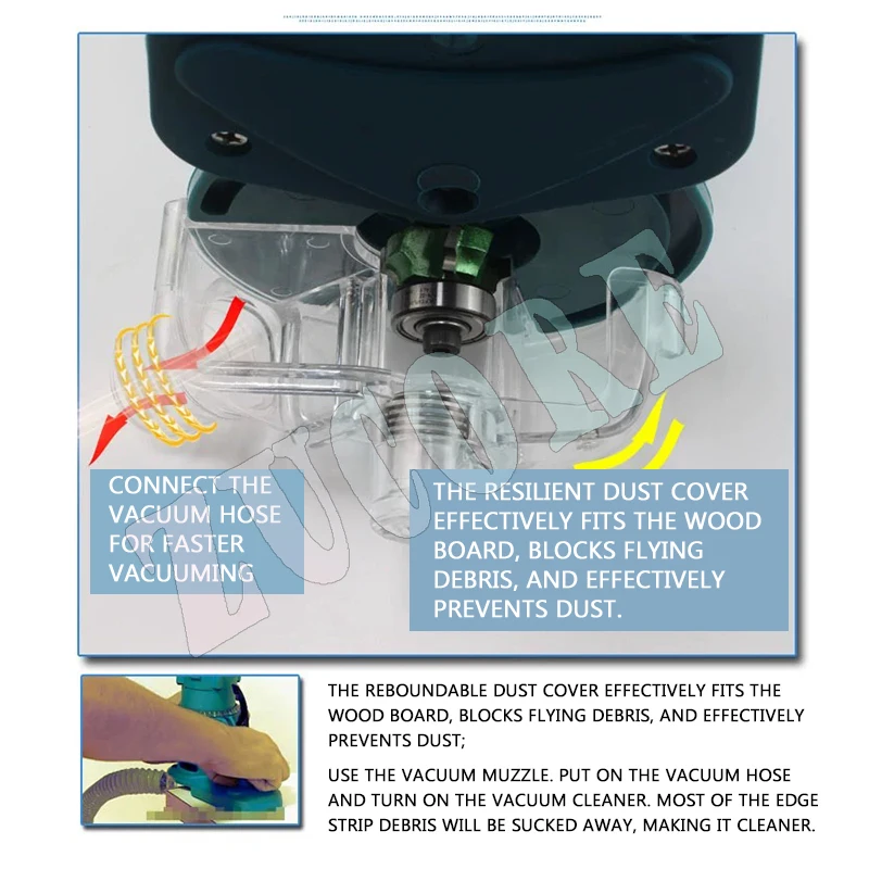 전기 엣지 밴딩 스트립 트리밍 세트 에코 보드 Pvc 트리밍 나이프 직선 곡선 트리밍 기계 블레이드 진공