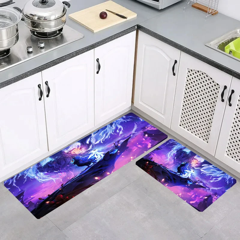 Kitchen Carpet Ori and the Will of the Wisps Floor Mat Doormat Entrance Door Balcony Living Room Home Carpets Rugs Foot Rug Mats