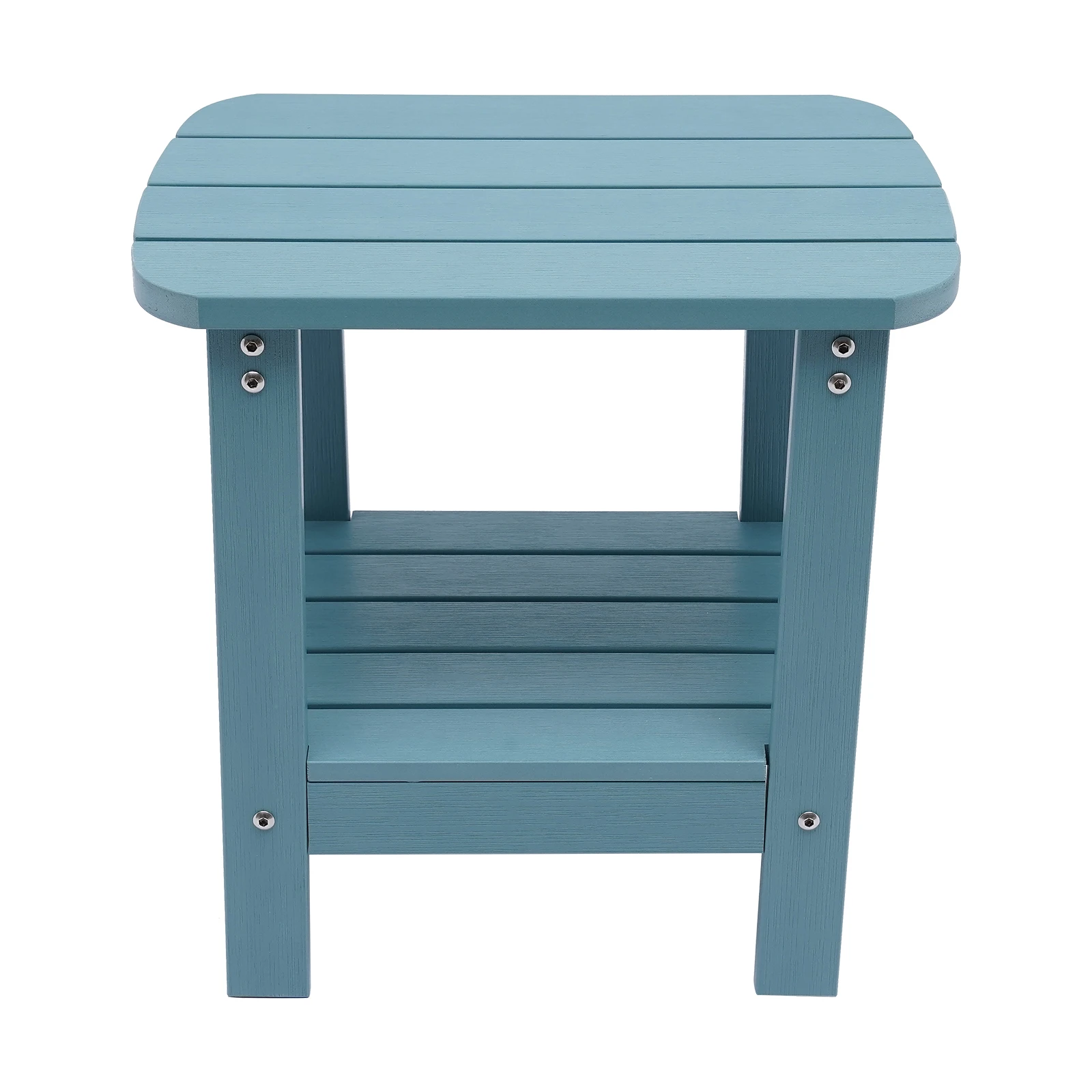 Rectangular Side Table, Weather Resistant PS End Table, Outdoor