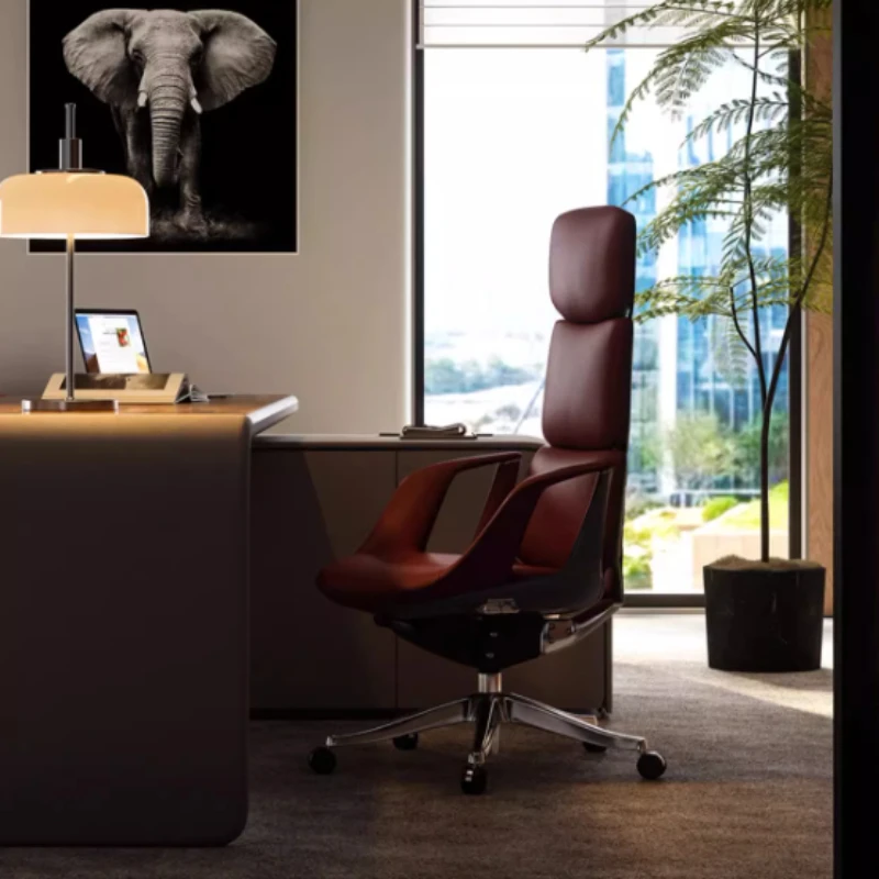 Modern Swivel Nordic Chair Office Leather Luxury Household Chaise Comfortable Chair Ergonomic Computer Fotel Gamingowy Furniture
