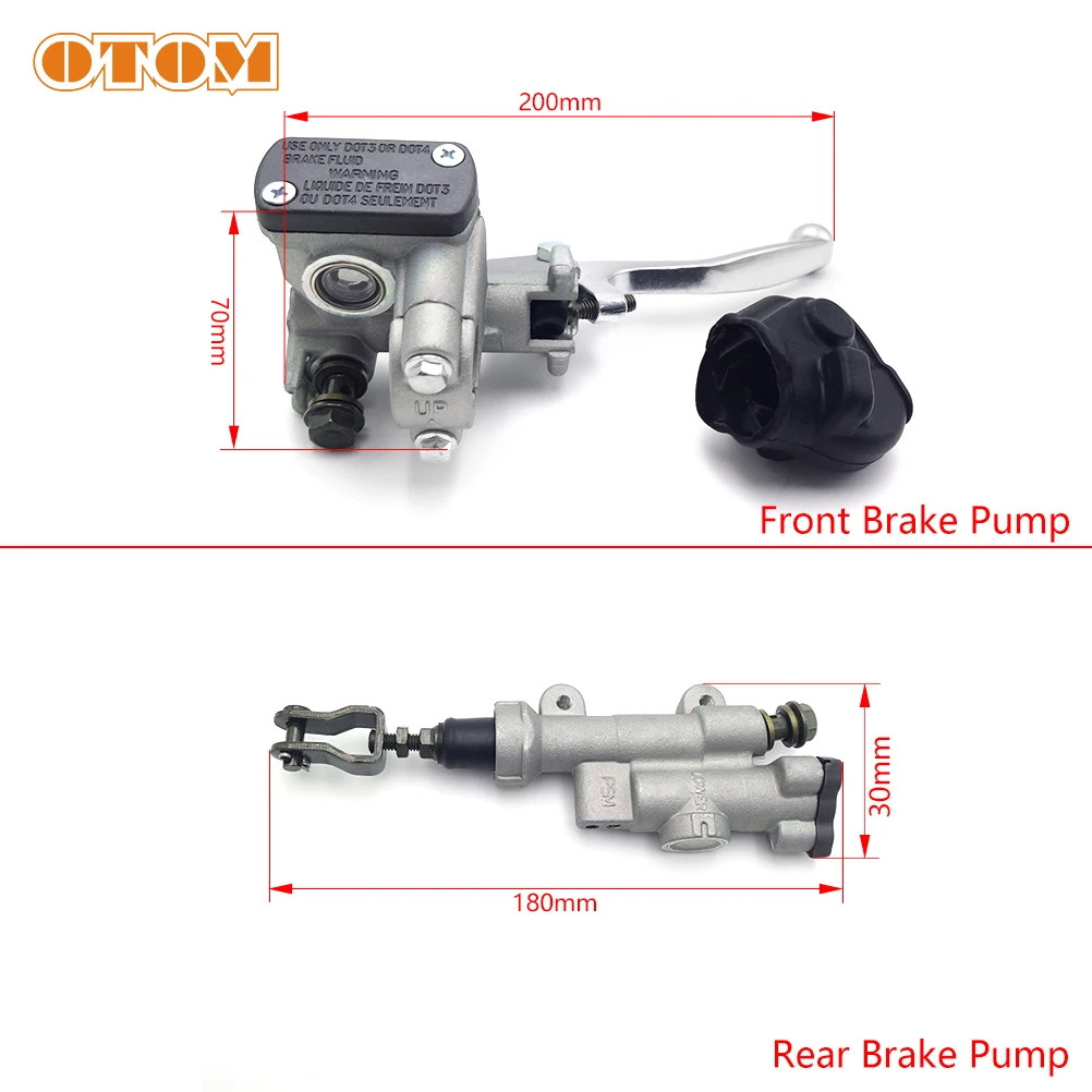 Motorcycle Accessories Front Rear Brake Pump Master Cylinder Handle Lever For HONDA CR125 CR250 CRF250R CRF250X CRF450RWE Bikes