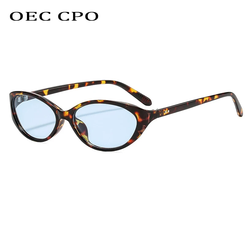 

OEC CPO Fashion Cat Eye Sunglasses Women Luxury Brand Designer Shades UV400 Sun Glasses Female Vintage Eyewear Men