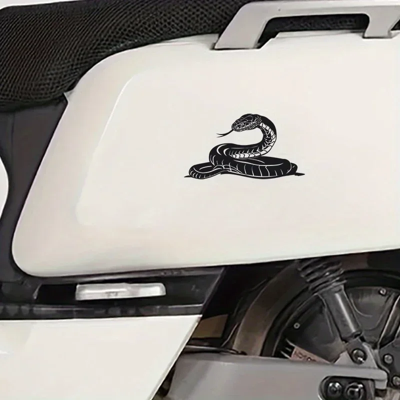 1 x trendiger Cobra-Schlangenaufkleber – auffälliges Reptilien-Design für die individuelle Gestaltung von Fahrzeug-Gadgets – wasserfestes, langlebiges Vinyl-Zubehör