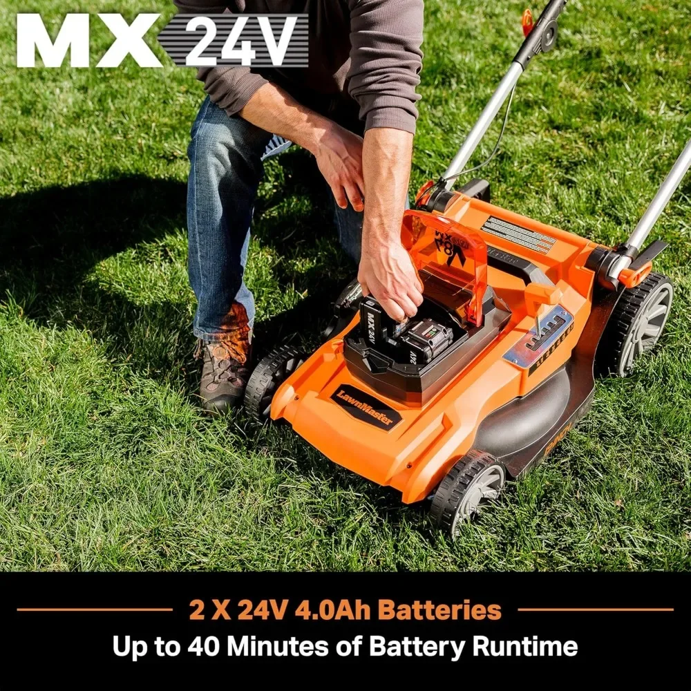 4819A 48V MAX* Brushless Cordless Mower with 2X24V MAX* 4.0Ah Battery and a Dual Charger