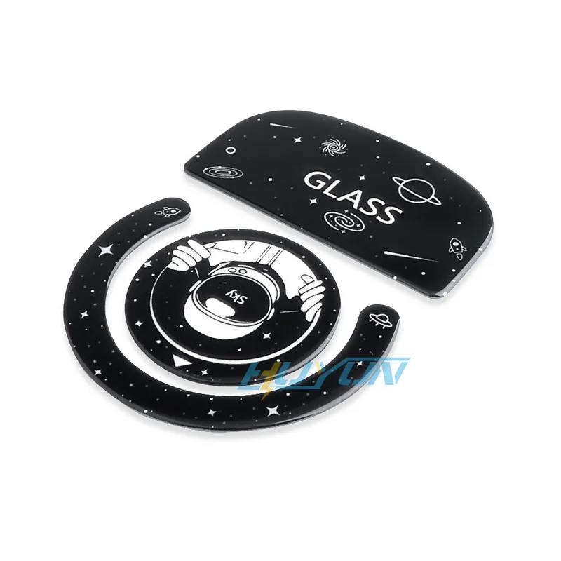 PP+ Tempered Glass Mouse feet Sticker for Logitech GPRO X GPX Wireless Mouse