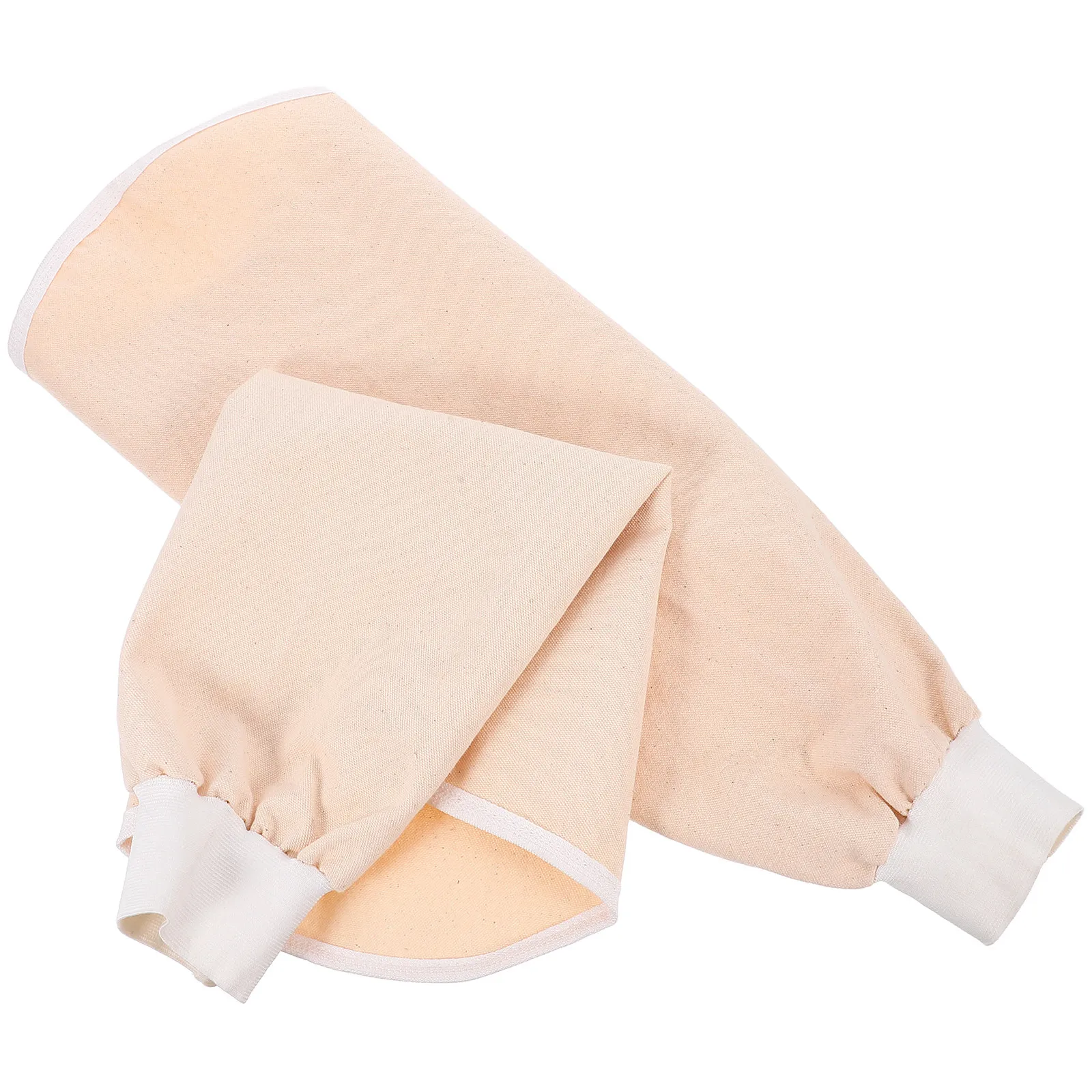 1Pair Protective Welding Sleeves Canvas Arm Protection Guards for Men Women Work Gardening Labor Heavy Duty Spark Resistant