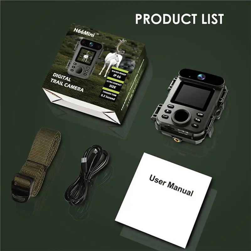 Superior-Wildlife Tracking Camera Mini Trail Hunting 20MP 1080P IP65 Waterproof Forest Animal Camera Surveillance Trap Photo