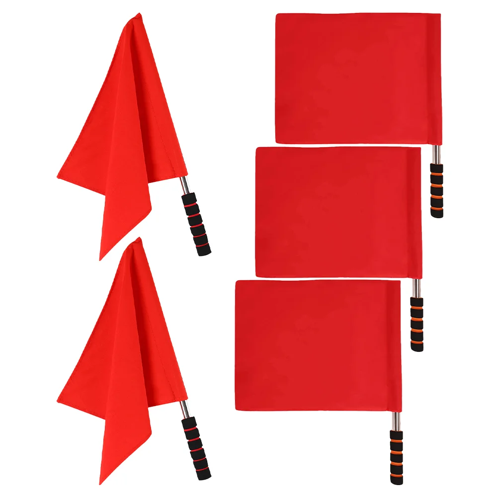 

Competition Referee Flag Football Flags for Referees Protection Handheld Signal