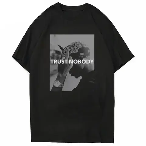 2026 Summer Fashion T-shirt Rapper Tupac Tops Hip Hop Streetwear Sleeves Shirt Women Sleeved Harajuku Streetwear Tops Tees