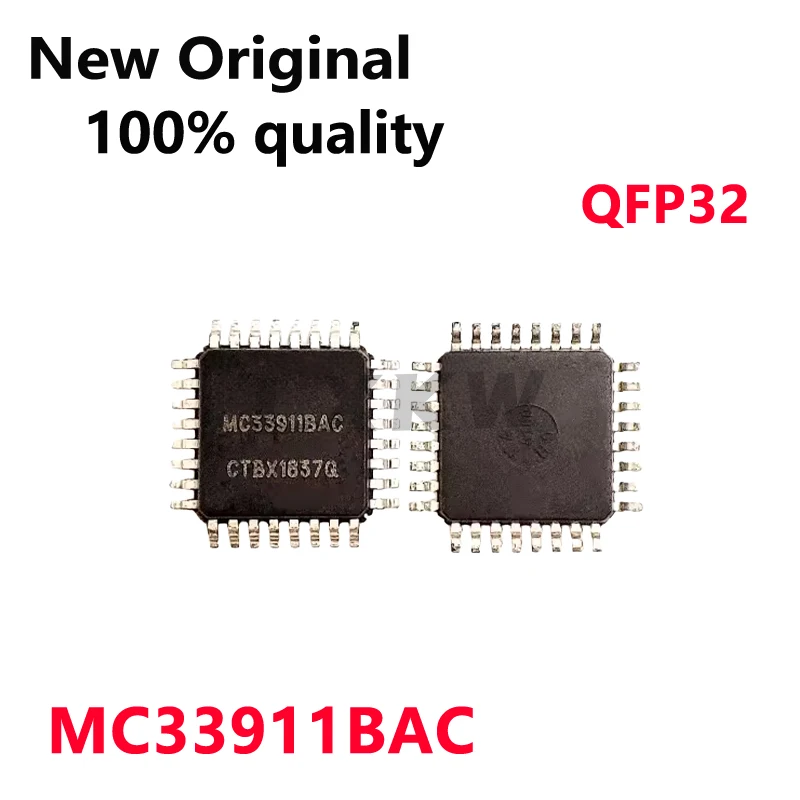 2-10/PCS New Original MC33911BAC QFP-32  Automotive computer board glass elevator vulnerable chip In Stock