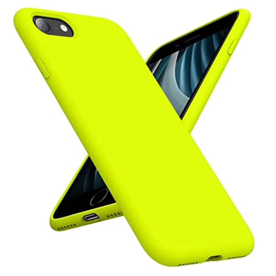 

for iPhone SE Case 2022/2020, iPhone 8/7 [Shockproof Silicone] [Military Grade Drop Tested] [Anti-Fingerprint and Anti-Slip] Ph