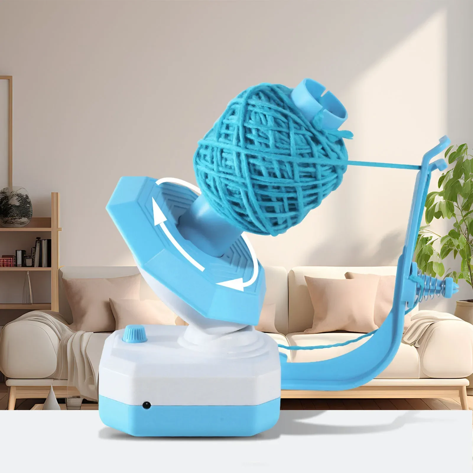 Electric Yarn Ball Winder USB Port Yarn Cake Winder Support Knitting Projects Sewing Supplies